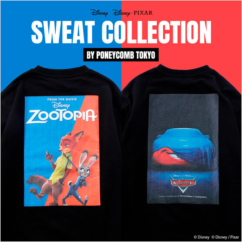 Disney＆Pixar SWEAT COLLECTION