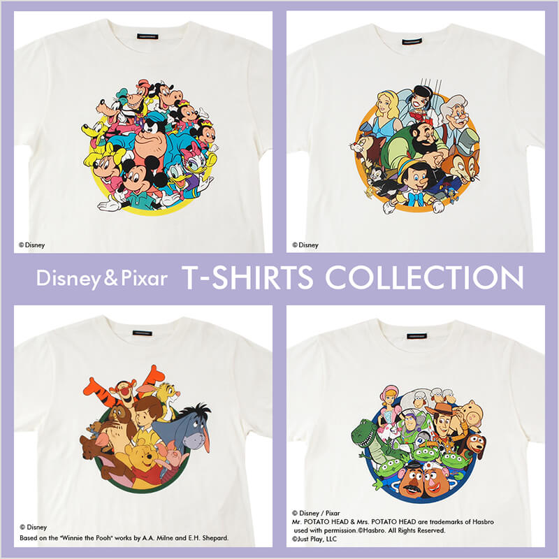 Disney＆Pixar T-SHIRTS COLLECTION