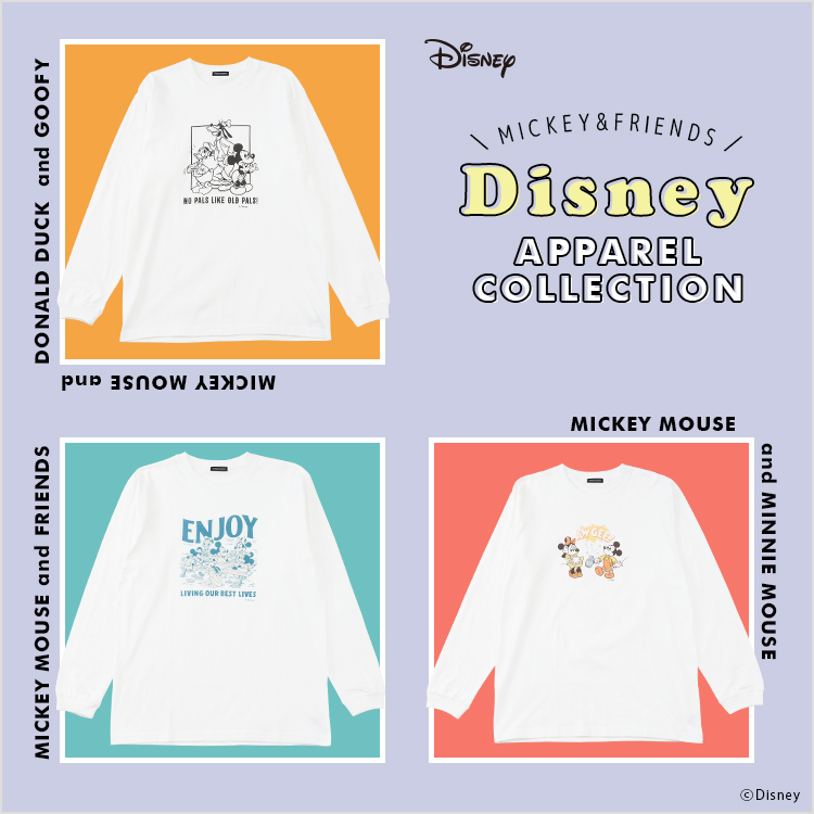 Disney APPAREL COLLECTION -MICKEY&FRIENDS- L.W.C. GRAPHIC COLLECTION