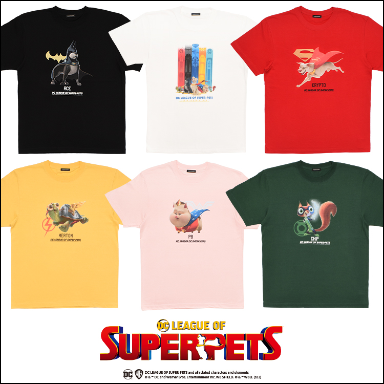 『DC がんばれ！スーパーペット』Tシャツ コレクション