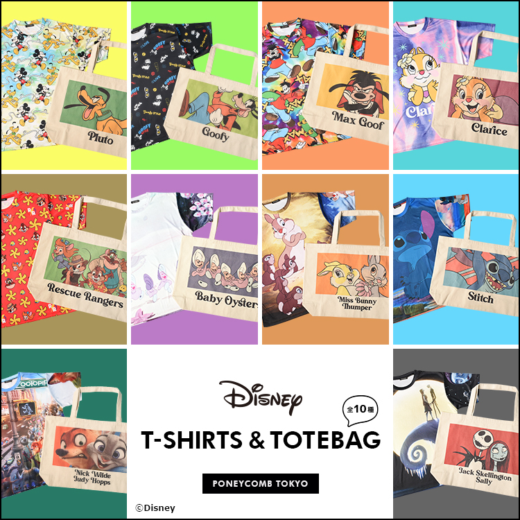 Disney T-SHIRTS＆TOTE BAG