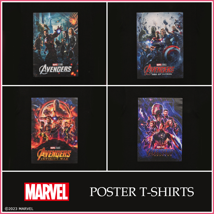 MARVEL POSTER T-SHIRTS COLLECTION