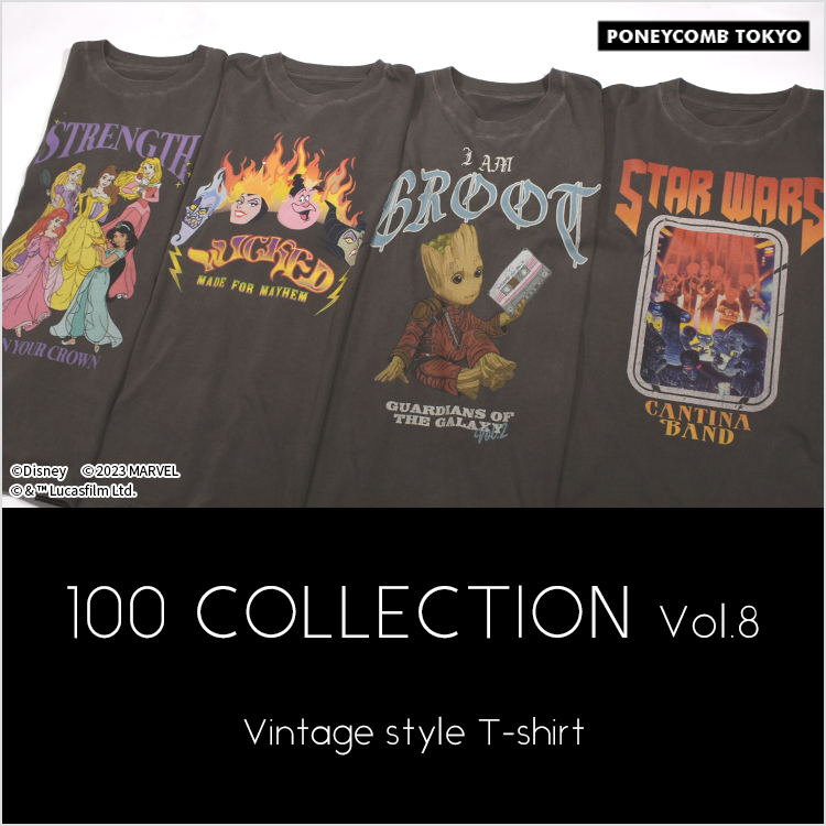 Disney 100 COLLECTION Vol.8　-Vintage style T-shirt-